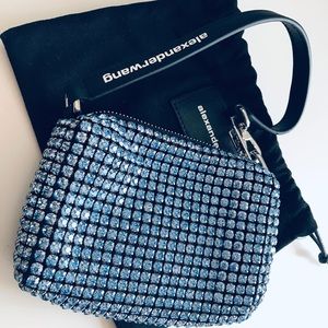 Alexander Wang Wangloc Rhinestone Mini Pouch